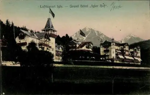 Ak Igls Innsbruck in Tirol, Grand Hotel Igler Hof