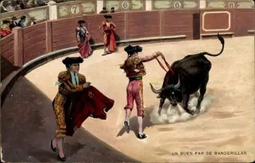 Ak Bullfight, Ein gutes Paar Banderillas