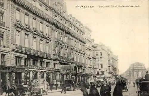 Ak Brüssel Brüssel, Le Grand Hôtel, Boulevard Anspach