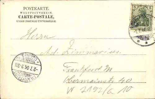 Ak Helgoland, Oberland, Aufzug