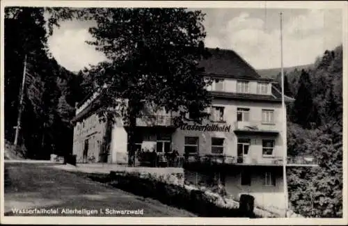 Ak Lierbach Oppenau im Schwarzwald, Allerheiligen, Wasserfallhotel