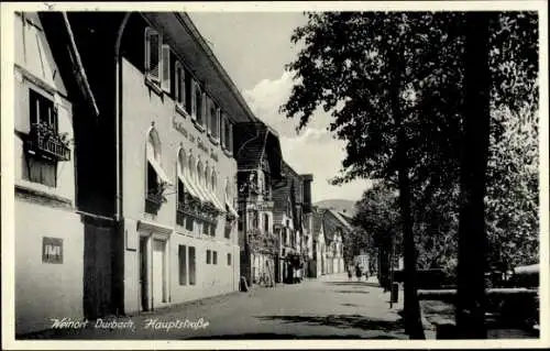 Ak Durbach in Baden, Hauptstraße