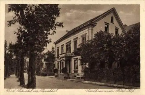 Ak Bad Peterstal Griesbach im Schwarzwald Baden, Gasthaus zum Badischen Hof