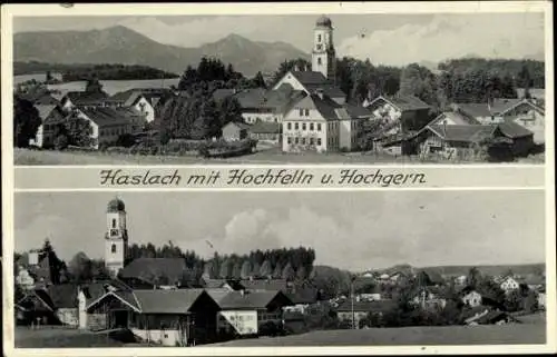 Ak Haslach im Kinzigtal Schwarzwald, Teilansichten, Hochfelln, Hochgern