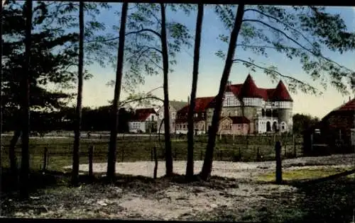 Ak Schloss Neuhaus Paderborn in Westfalen, Sennelager, Truppenübungsplatz Senne, Soldatenheim