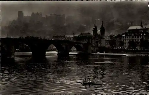 Ak Heidelberg am Neckar, Teilansicht, Morgenstimmung