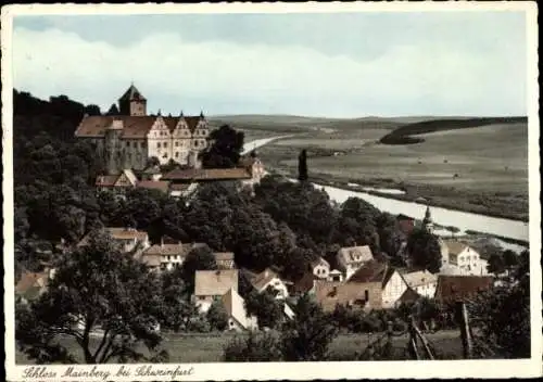 Ak Mainberg Schonungen in Unterfranken, Schloss Mainberg