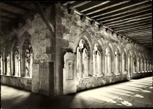 Ak Bad Wimpfen am Neckar, St. Peter, Kreuzgang, 14. Jahrhundert