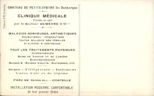 Ak Grande Synthe Nord, Chateau de Petite Synthe, Institut Medical, Pont
