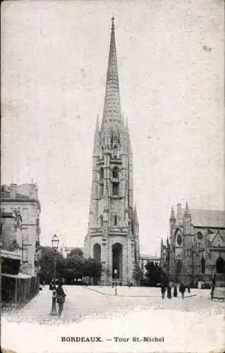 Ak Bordeaux Gironde, Kirche St-Michel