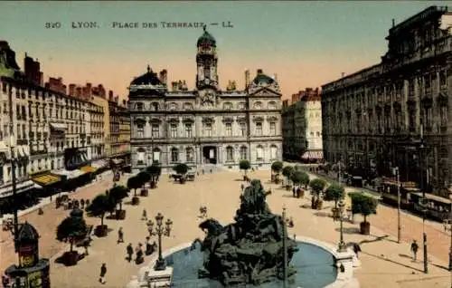 Ak Lyon Rhône, Place des Terreaux