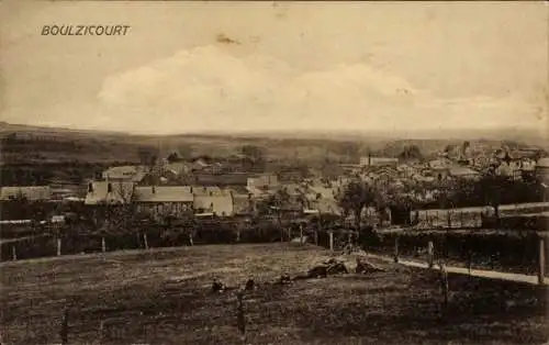 Ak Boulzicourt Ardennen, Panorama