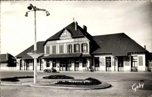 Ak Elbeuf Seine Maritime, La Gare