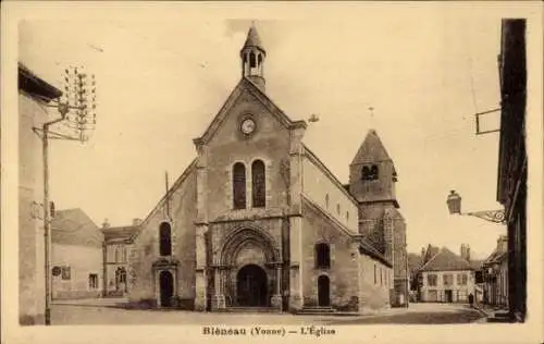 Ak Bléneau Yonne, Kirche