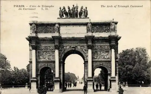 Ak Paris VIII, Triumphbogen, Arc de Triomphe