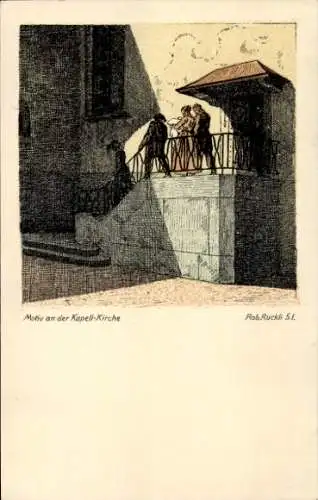 Ak Luzern Stadt Schweiz, Kapell-Kirche