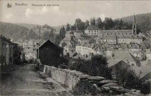 Ak Bouillon Wallonie Luxembourg, Panorama- und Jockeyroute