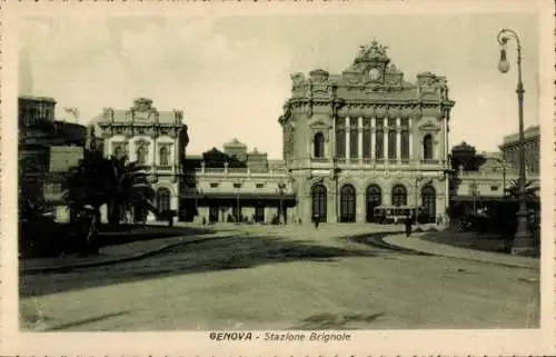 Ak Genova Genua Liguria, Stazione Brignole