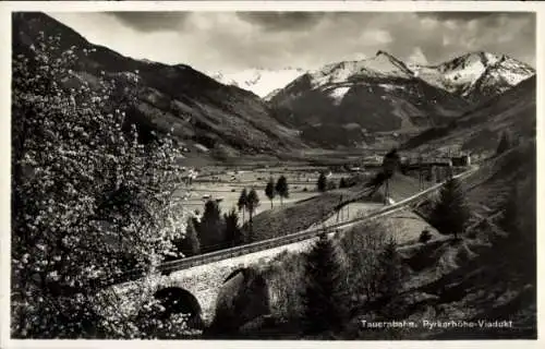 Ak Tauernbahn Kärnten, Pyrkerhöhe-Viadukt