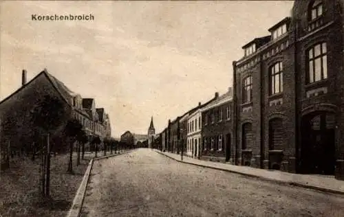 Ak Korschenbroich am Niederrhein, Straßenpartie