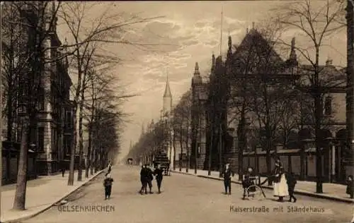 Ak Gelsenkirchen im Ruhrgebiet, Kaiserstraße, Ständehaus