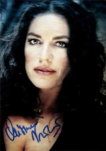Ak Schauspielerin Christine Neubauer, Portrait, Autogramm