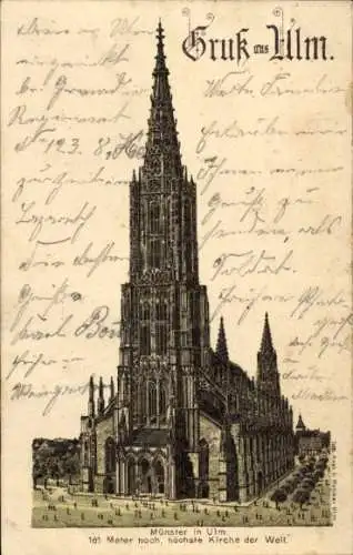 Litho Ulm an der Donau, Münster