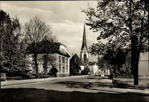 Ak Gera in Thüringen, Talstraße, Trinitatiskirche