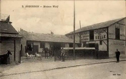 Ak Robinson Hauts de Seine, Maison Wolf