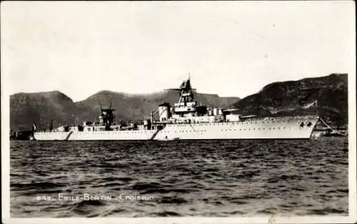 Ak Französisches Kriegsschiff Emile Bertin, Französische Marine