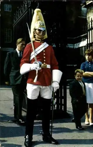 Ak City of Westminster London England, Whitehall, Rettungsschwimmer