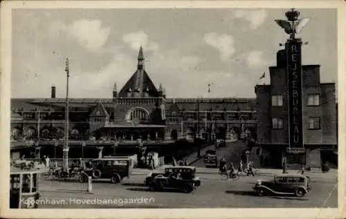 Ak København Kopenhagen Dänemark, Bahnhof