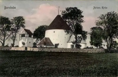 Ak Bornholm Dänemark, Nylars Kirke