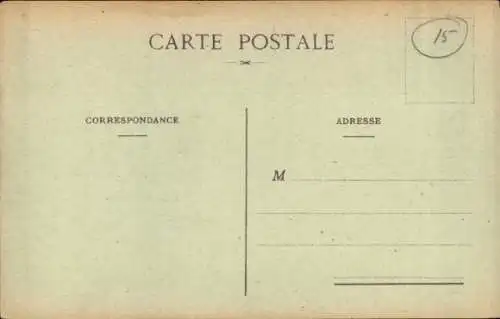 Ak Französische Armee, Die Flaggen der 11. Division