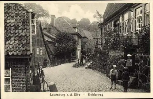 Ak Lauenburg an der Elbe, Hohlerweg, Kinder