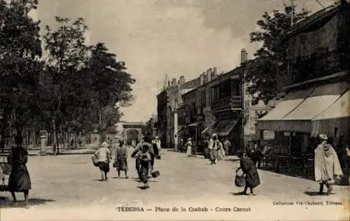 Ak Tébessa Algerien, Place de la Casbah, Cours Carnot