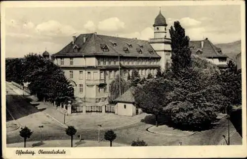 Ak Offenburg in Baden Schwarzwald, Oberrealschule