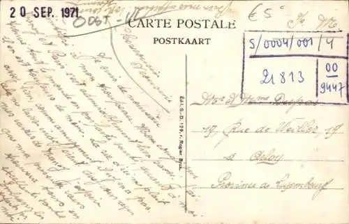 Ak St. Nicolas Sint Niklaas Waas Waes Ostflandern Belgien, Bahnhof