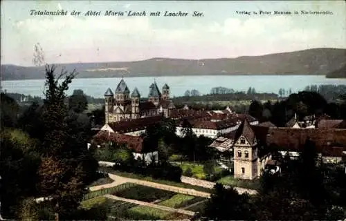 Ak Glees in der Eifel, Abtei Maria Laach, Totalansicht