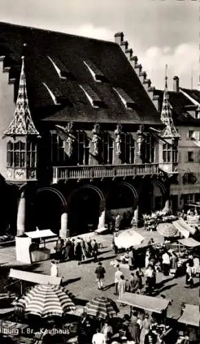 Ak Freiburg im Breisgau, Kaufhaus, Markt