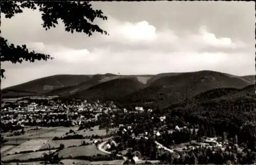 Ak Bad Harzburg am Harz, Blick vom Elfenstein