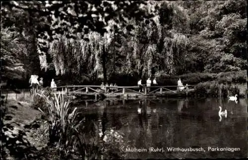 Ak Mülheim an der Ruhr, Witthausbusch, Parkanlagen