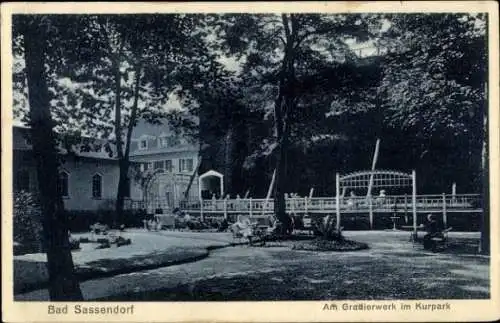 Ak Bad Sassendorf in Westfalen, Gradierwerk im Kurpark