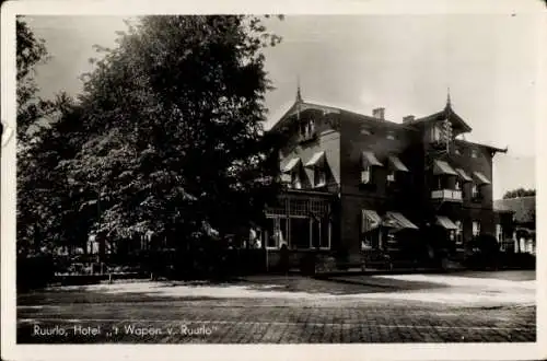 Ak Ruurlo Gelderland, Hotel 't Wapen v. Ruurlo