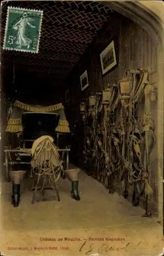 Ak Mouchy Oise, Chateau, Remise Napoleon