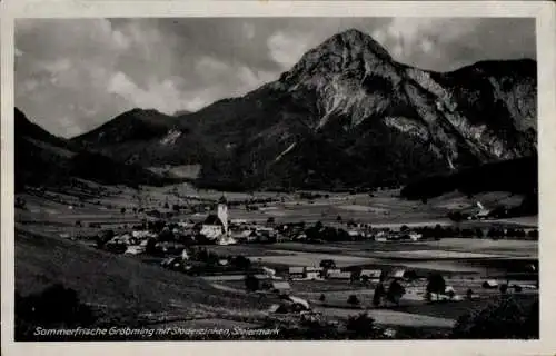 Ak Gröbming Steiermark, Panorama mit Stoderzinken