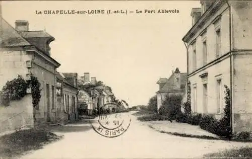 Ak La Chapelle sur Loire Indre et Loire, Le Port Ablevols