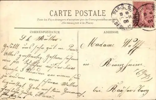 Ak Paris, Rathaus, Pont d'Arcole