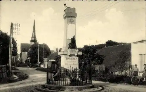 Ak Barberey-Saint-Sulpice Aube, Le Monument aux Moris