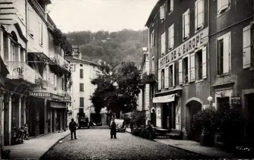 Ak Largentière Ardèche, Rue Marechal-Suchet